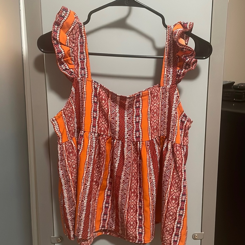 Tank Top Blouse Size: Small